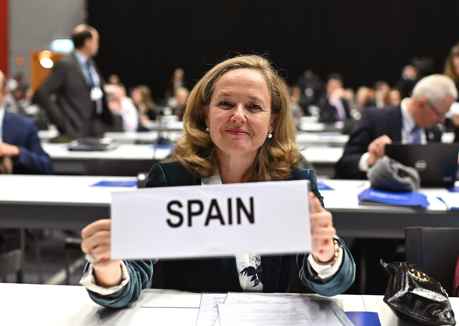 Nadia Calviño, vicepresidenta segunda del Gobierno, en la Cumbre del Clima del pasado septiembre