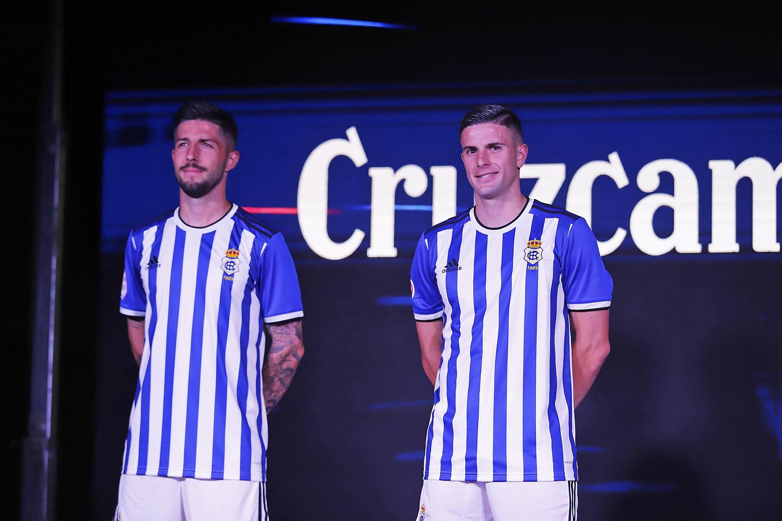 Imágenes de las nuevas equipaciones del Recreativo de Huelva para la temporada 2023/24