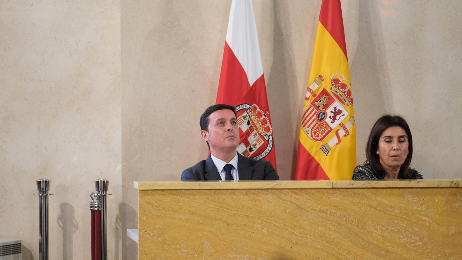 Imágenes del Pleno del Ayuntamiento de Almería