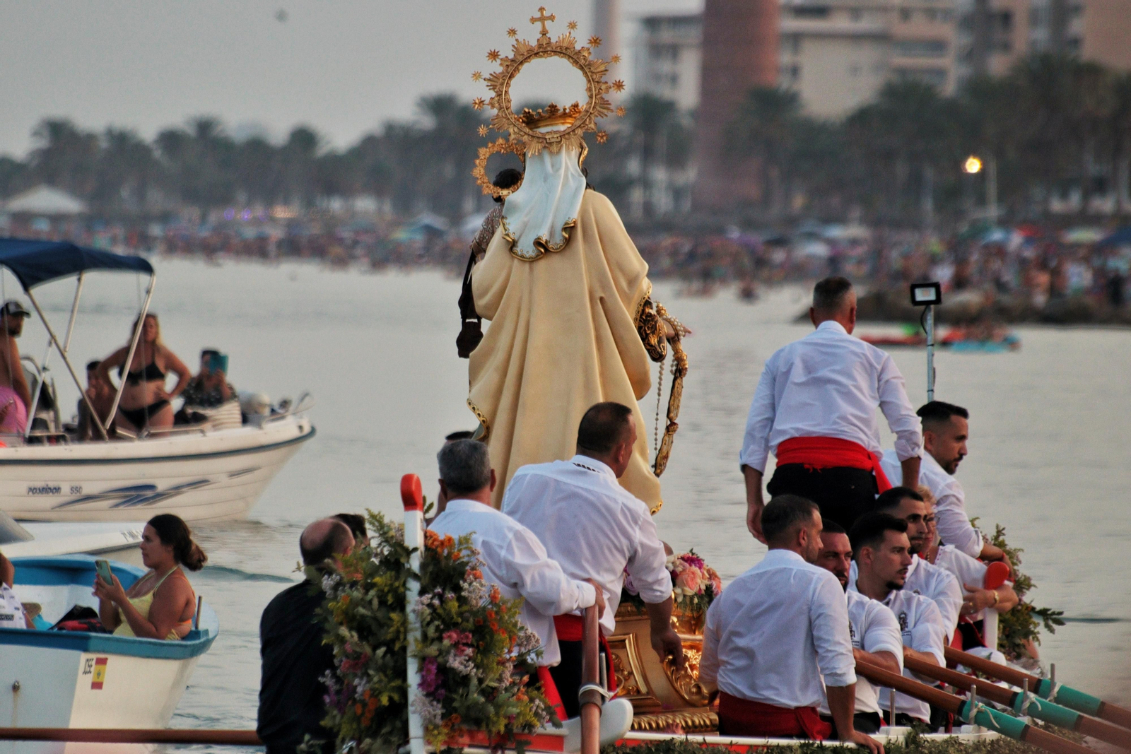 La Virgen del Carmen de Huelin, en fotos
