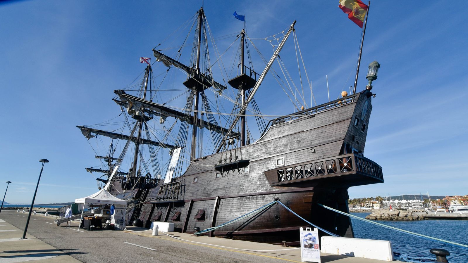 Las fotos del Galeón Andalucía en Sotogrande
