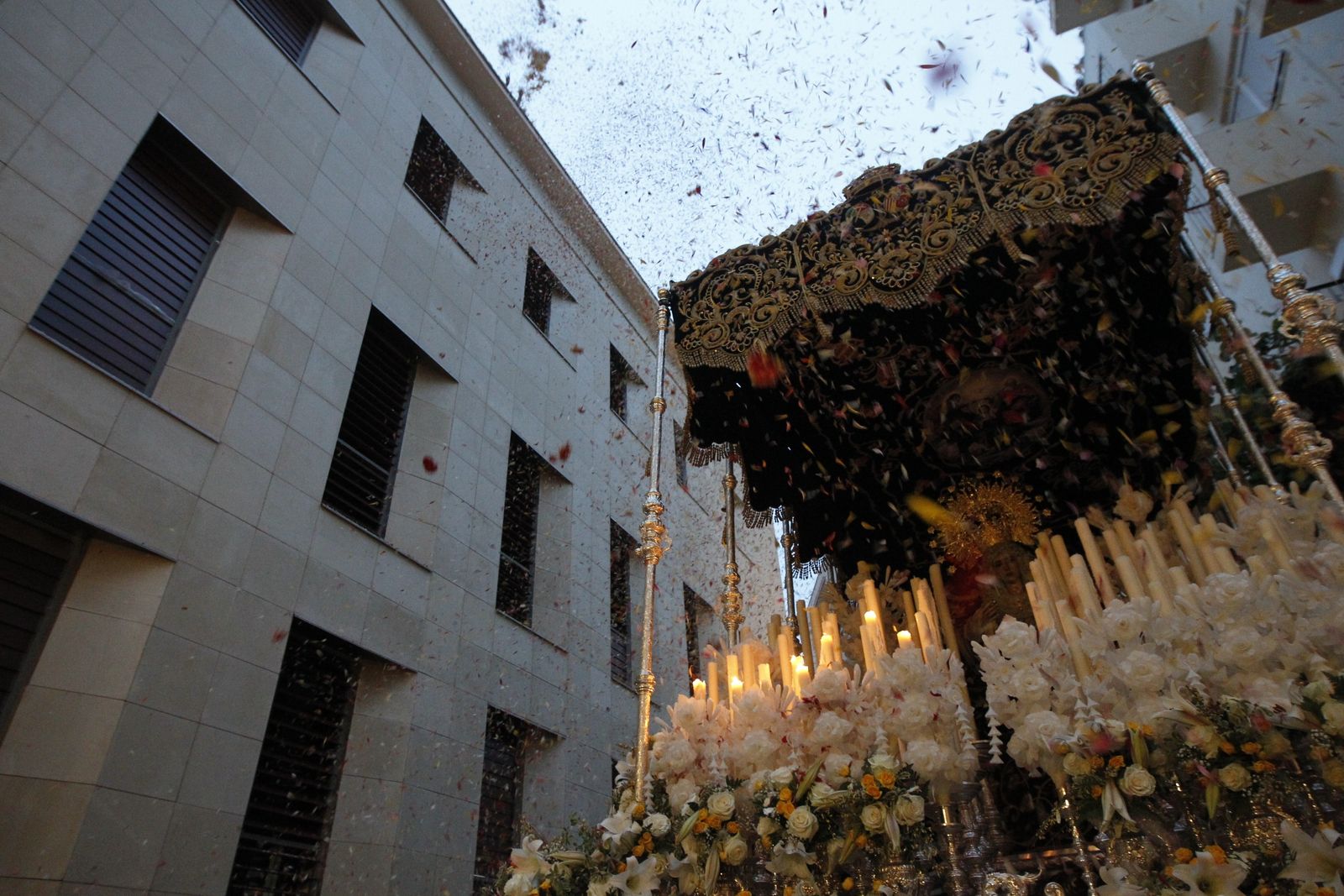 Imágenes de la Procesión de Estudiantes. Semana Santa Almería 2019