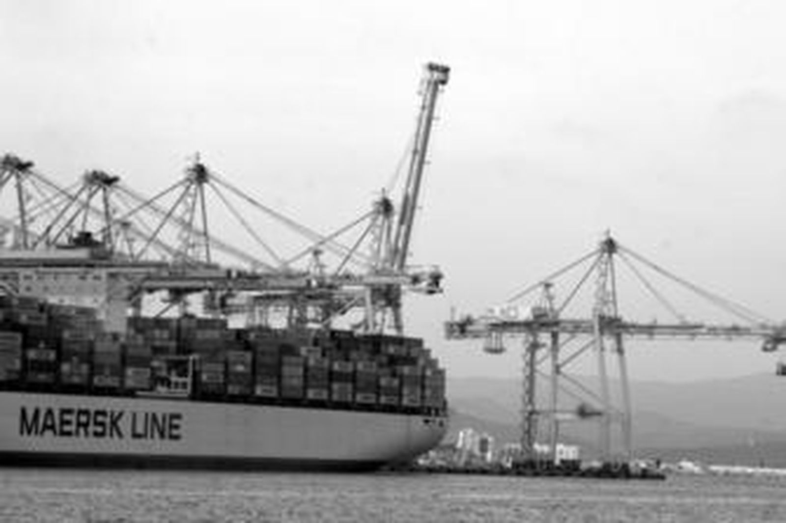 Nuevas 'portainers' de Maersk en el muelle Juan Carlos I.