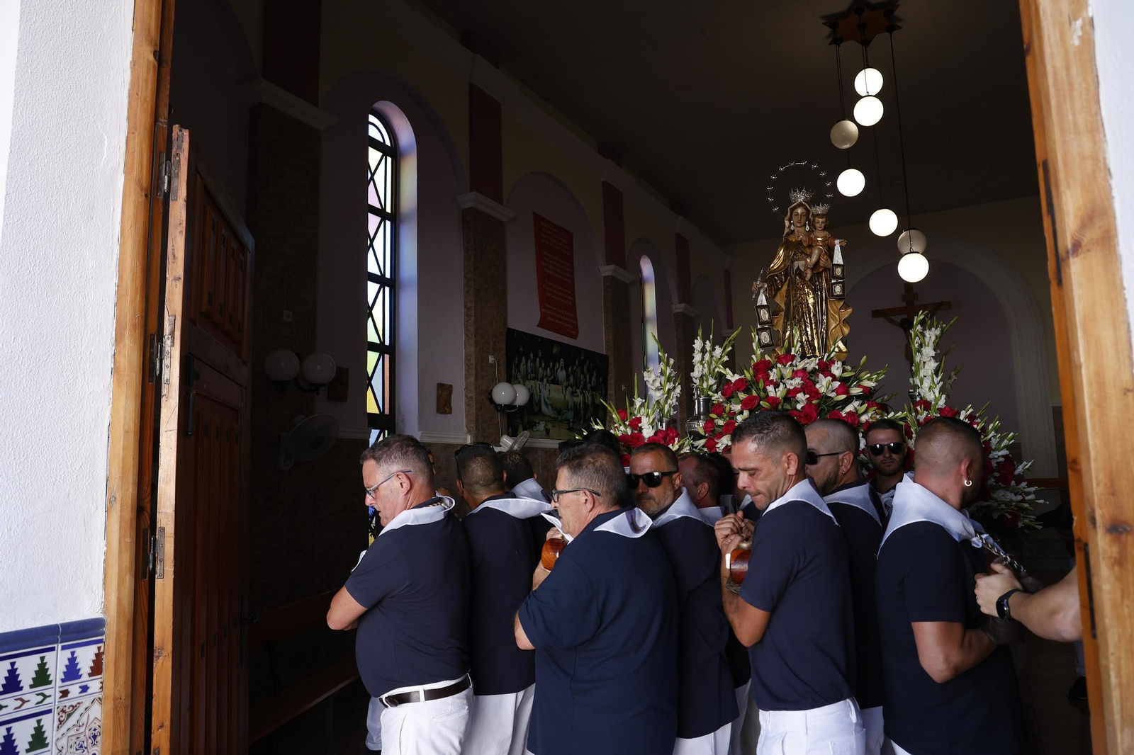 Las fotografías de la procesión de la Virgen del Carmen de Pescadores