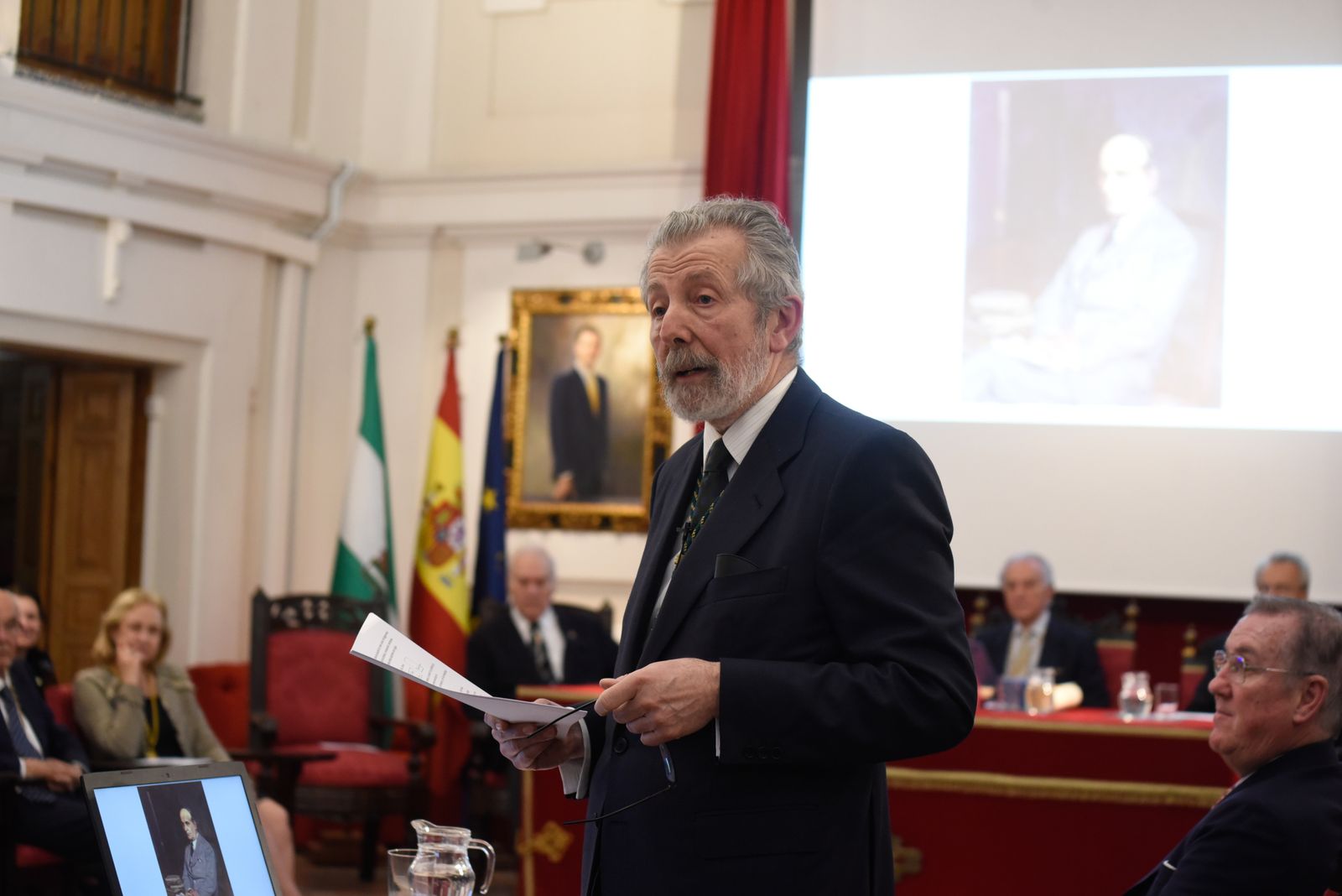 Acto por el día de la Academia en la Real Academia de Medicina y Cirugía de Sevilla