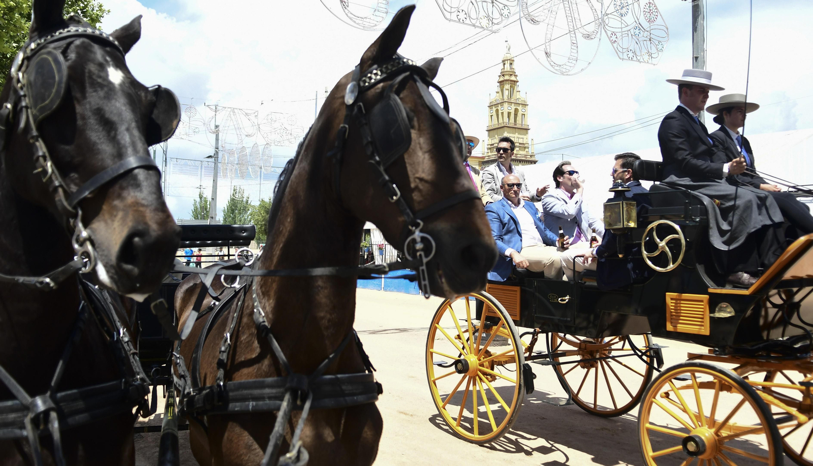 Las imágenes de lunes de Feria