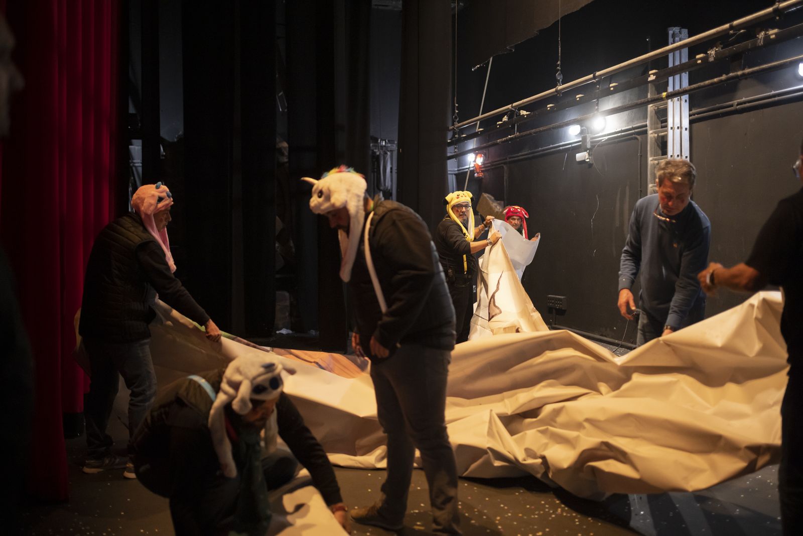 Ambiente en la final  del Carnaval Colombino