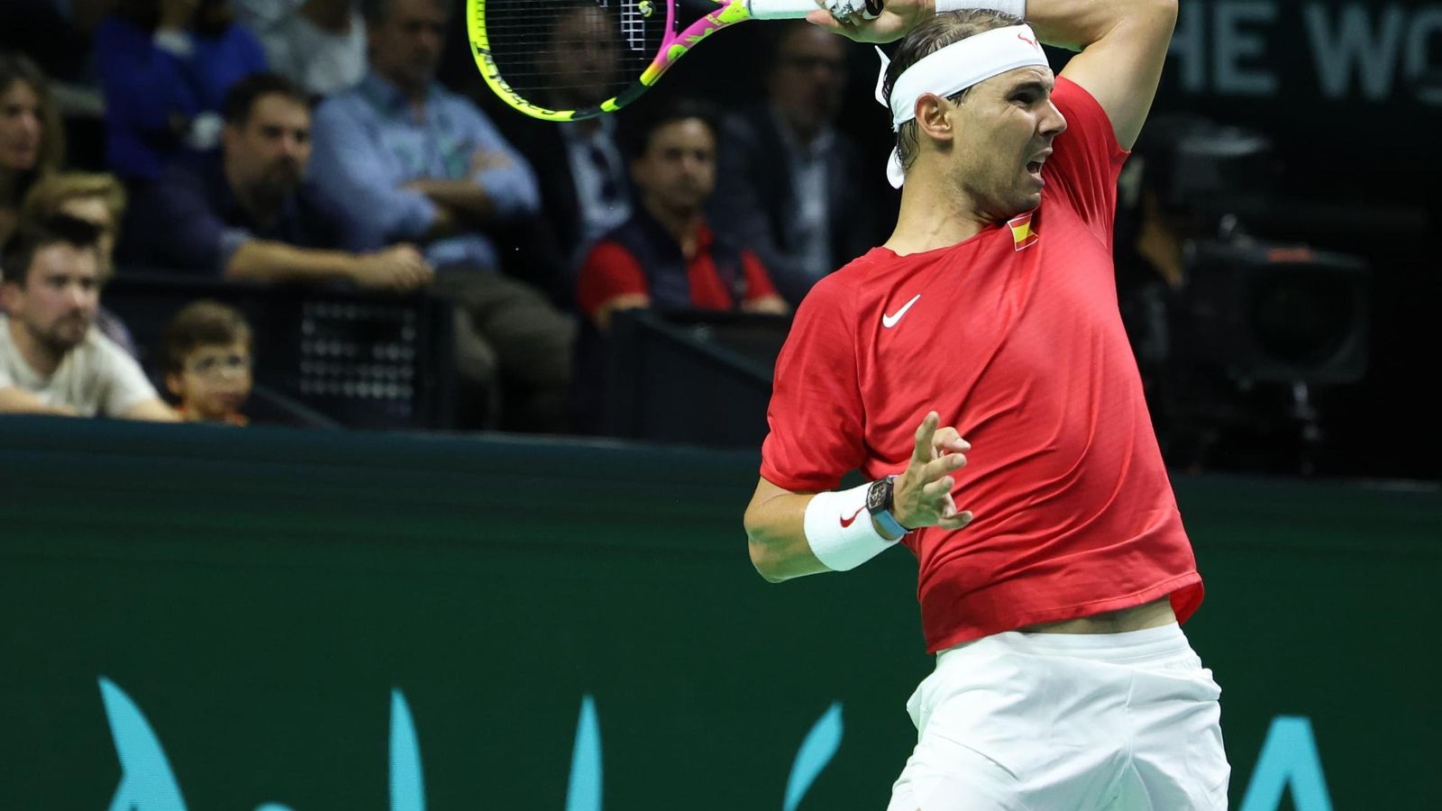 Las fotos del Rafa Nadal-Van de Zandschulp de la Copa Davis en Málaga