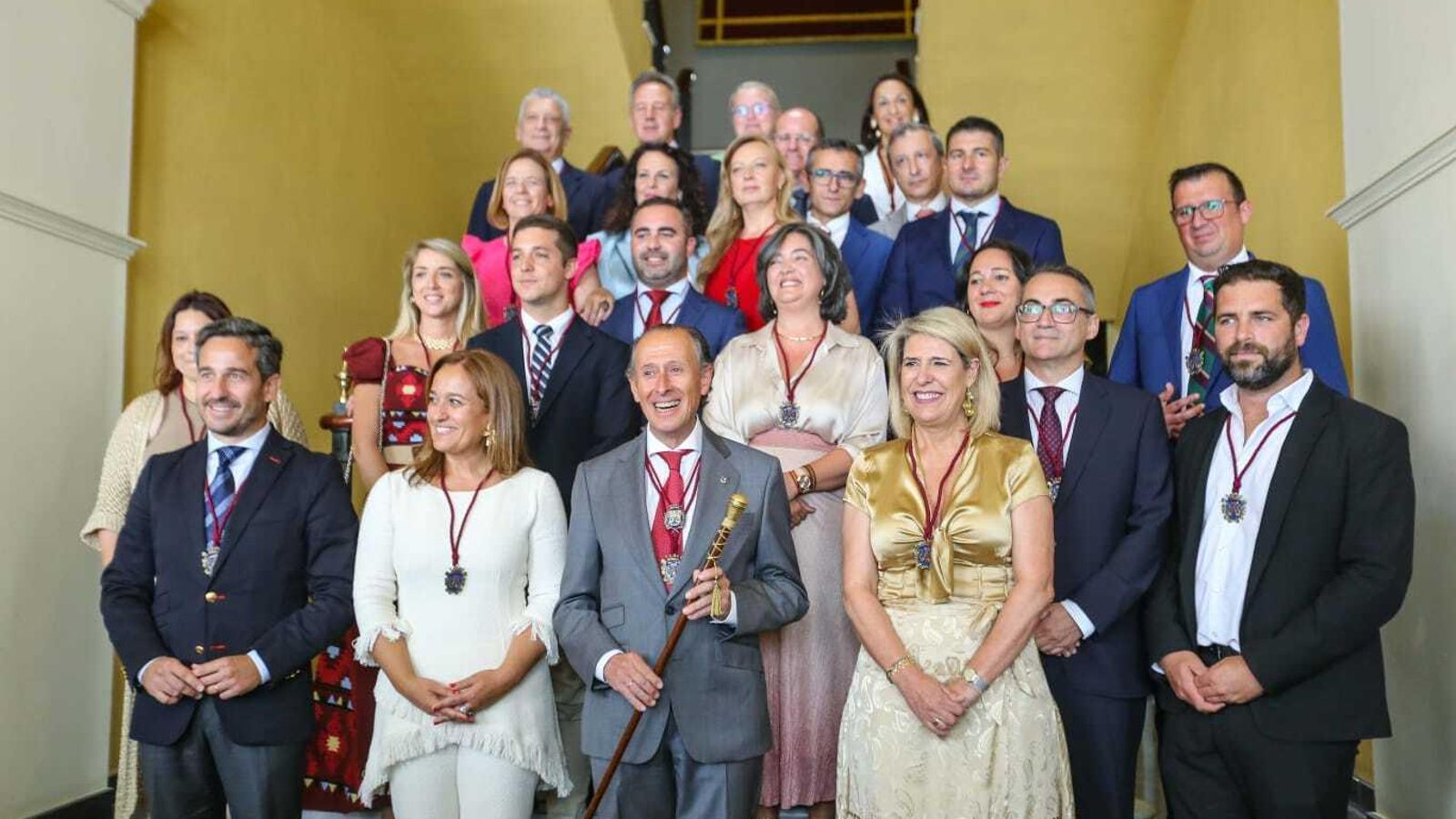 Los 25 concejales de la nueva Corporación Municipal.