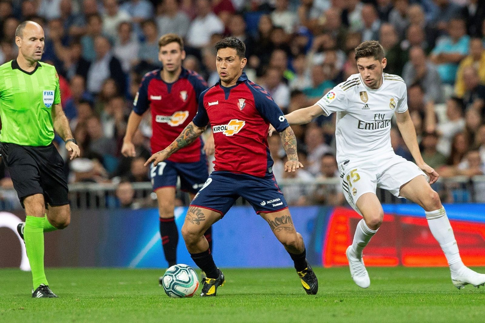 Chimy Ávila, en un partido del Osasuna.