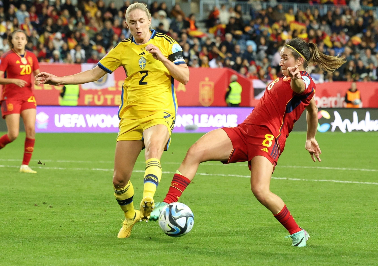 España-Suecia, en fotos