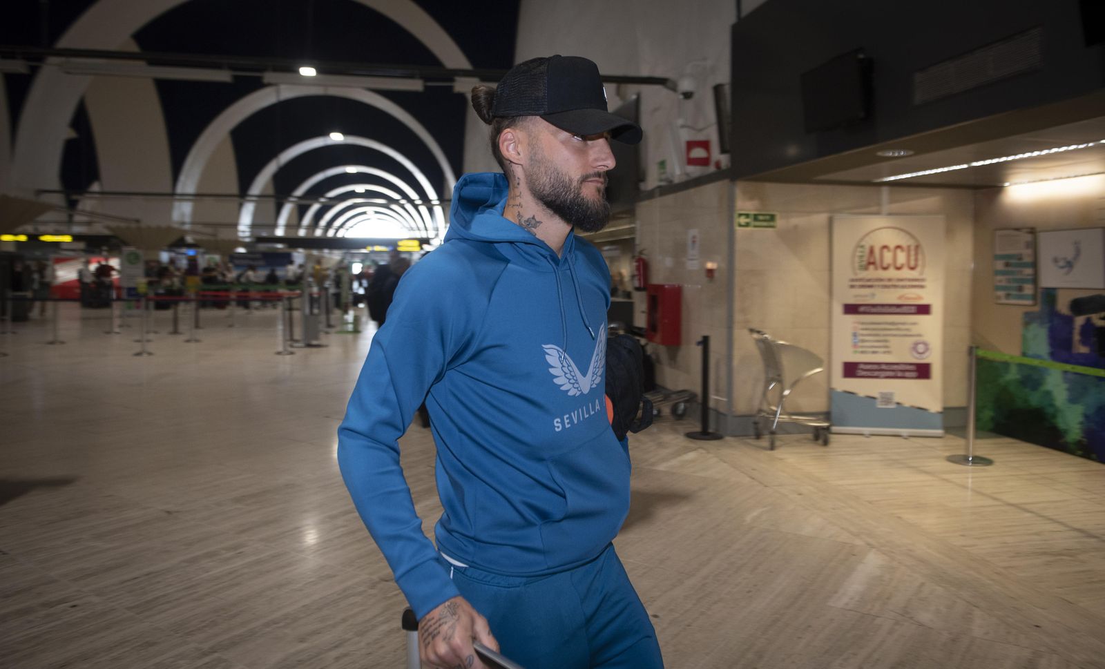 Las fotos previas al Manchester United - Sevilla