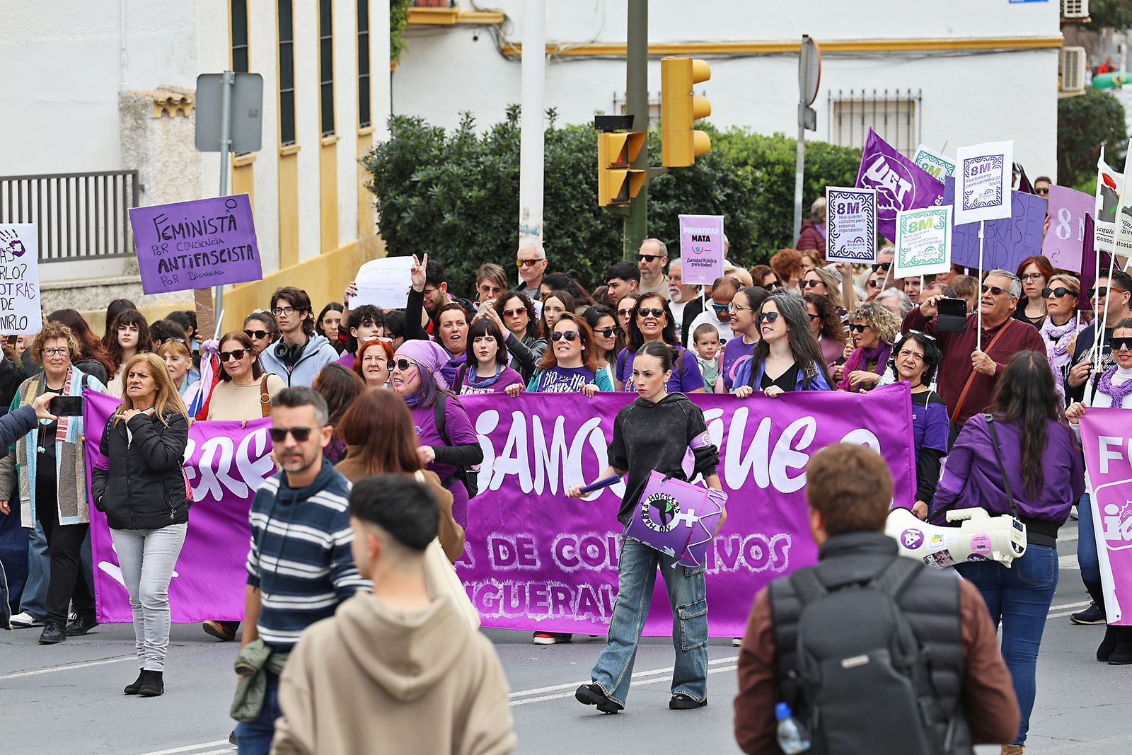 8M: Las fotografías de la manifestación del Día de la Mujer