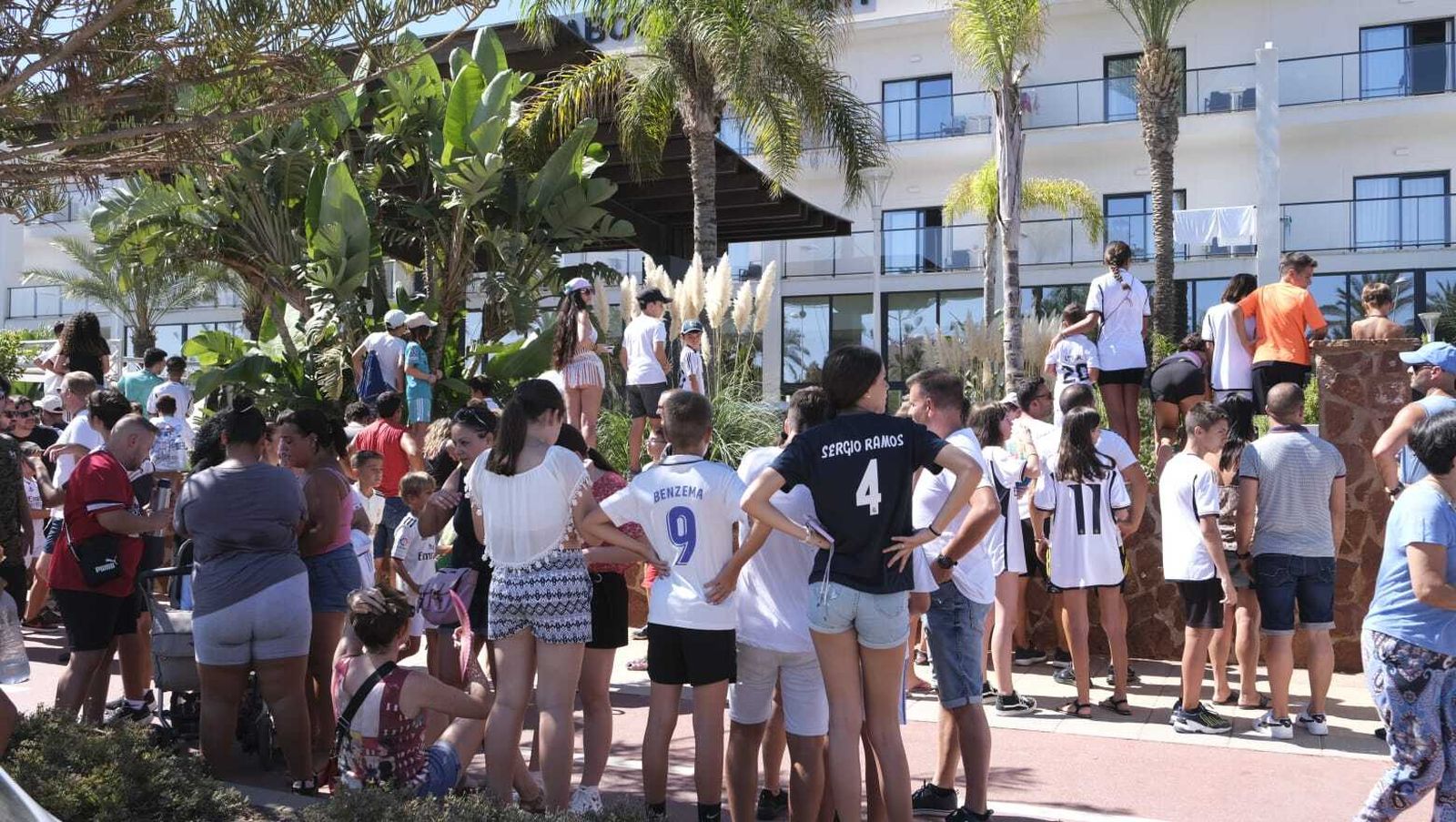 La llegada del Real Madrid a Almería en imágenes