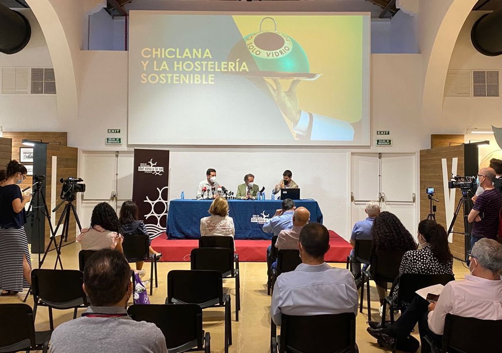 Presentación de la campaña de recogida de vidrio.