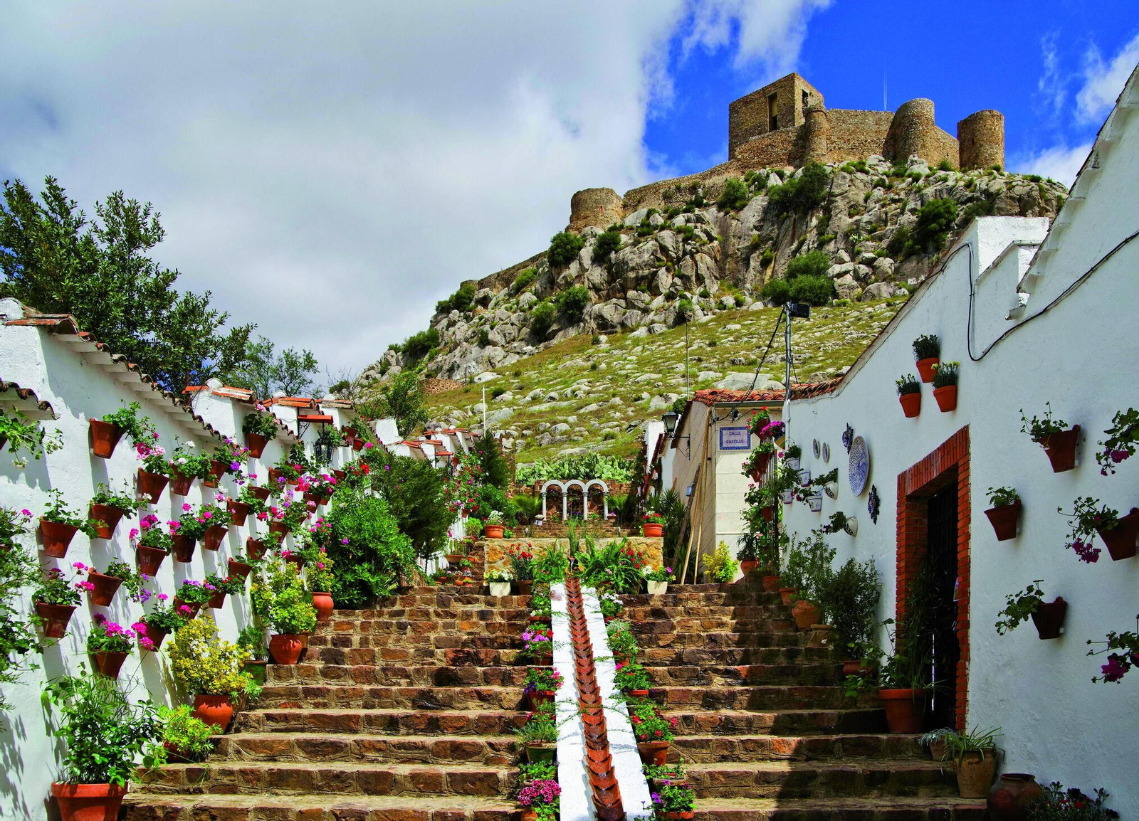 Escalera del Castillo de Belmez, uno de los rincones más laureados del concurso.