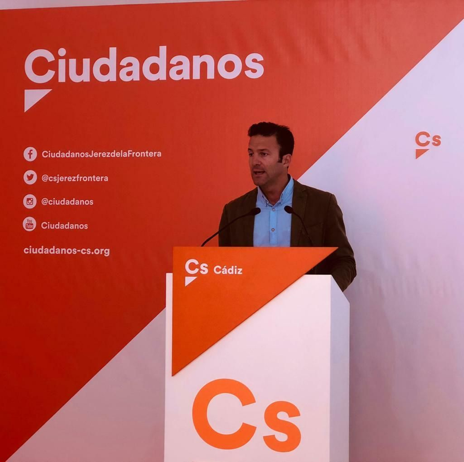Carlos Pérez, senador de Ciudadanos por la provincia de Cádiz.