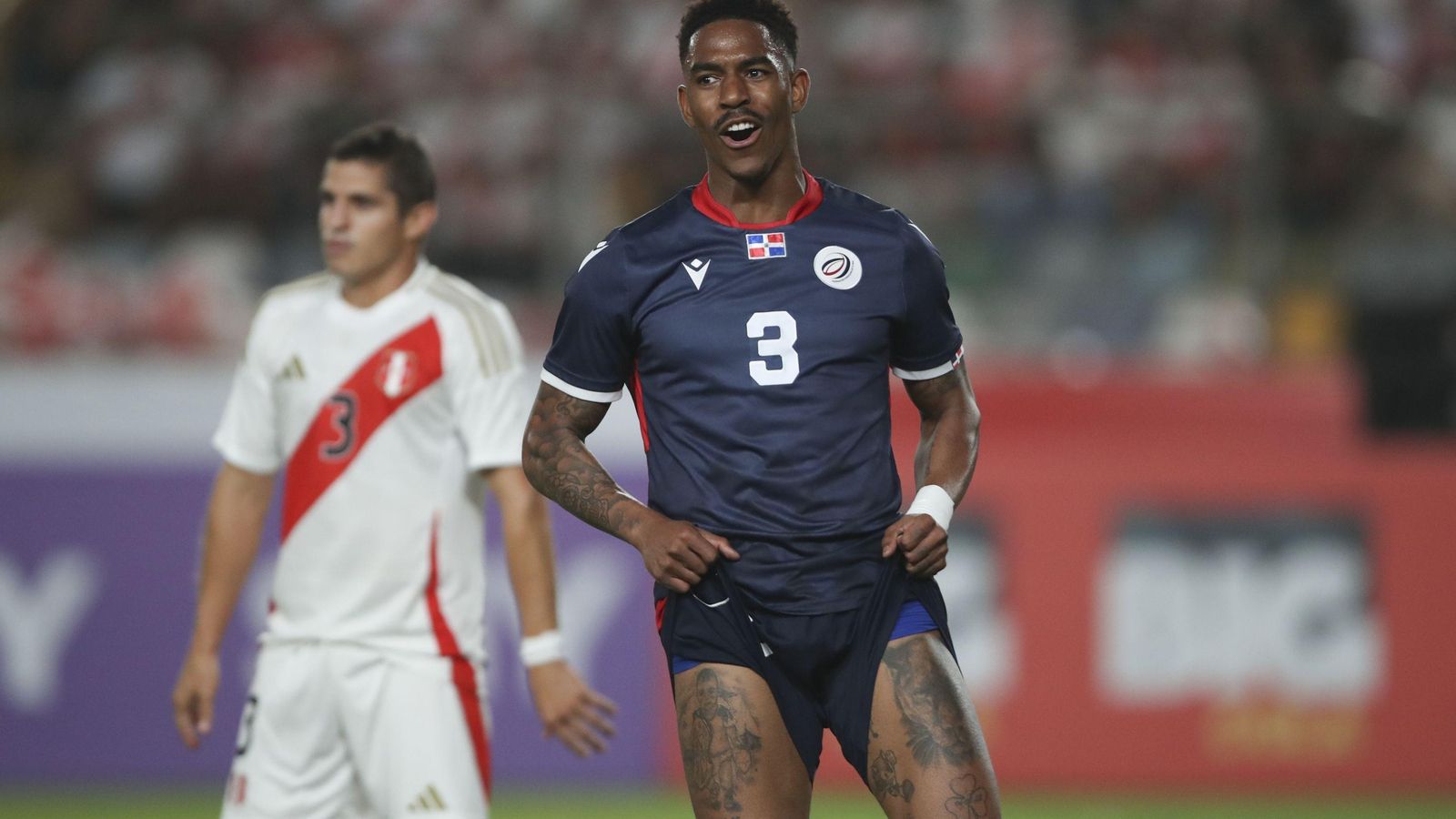Junior Firpo, con República Dominicana.