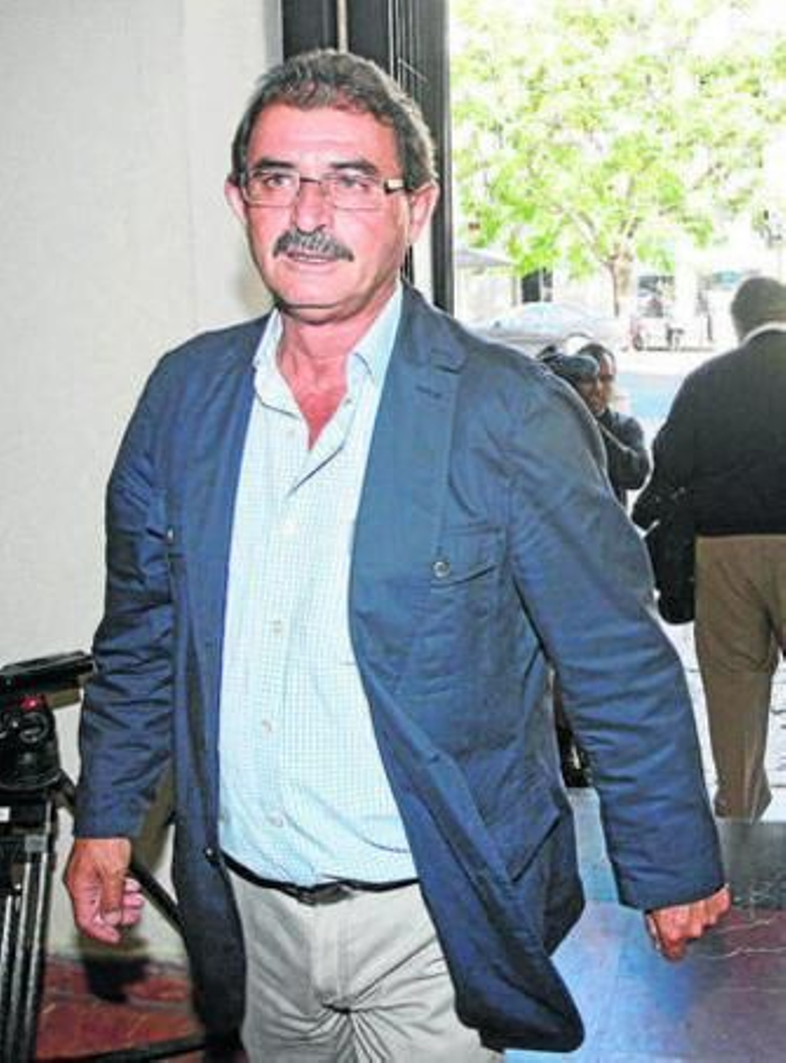 Salvador Mera, el pasado martes en los sindicatos de Cádiz.