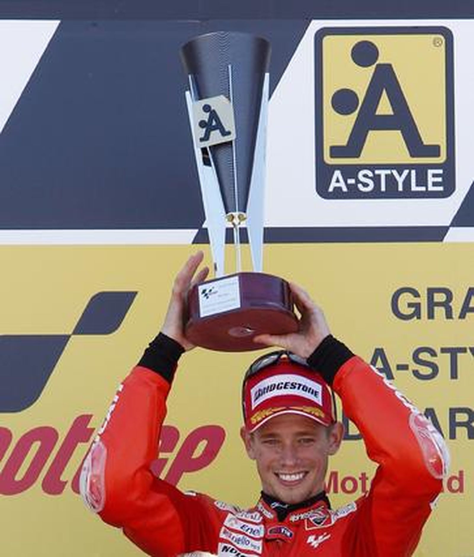Casey Stoner, ganador del Gran Premio de Aragón.

Foto: Reuters