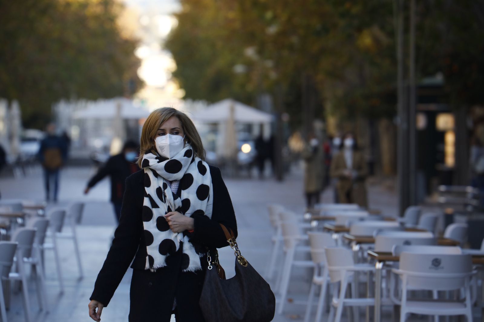 Las fotos de una gélida mañana en Córdoba con aviso amarillo por frío