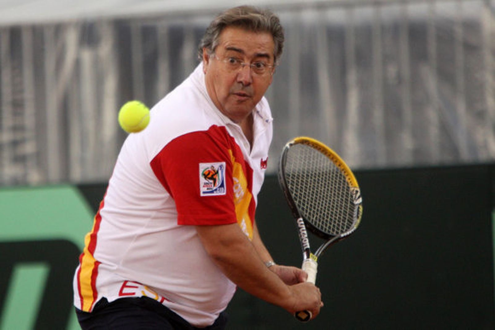 Zoido 'cata' la pista