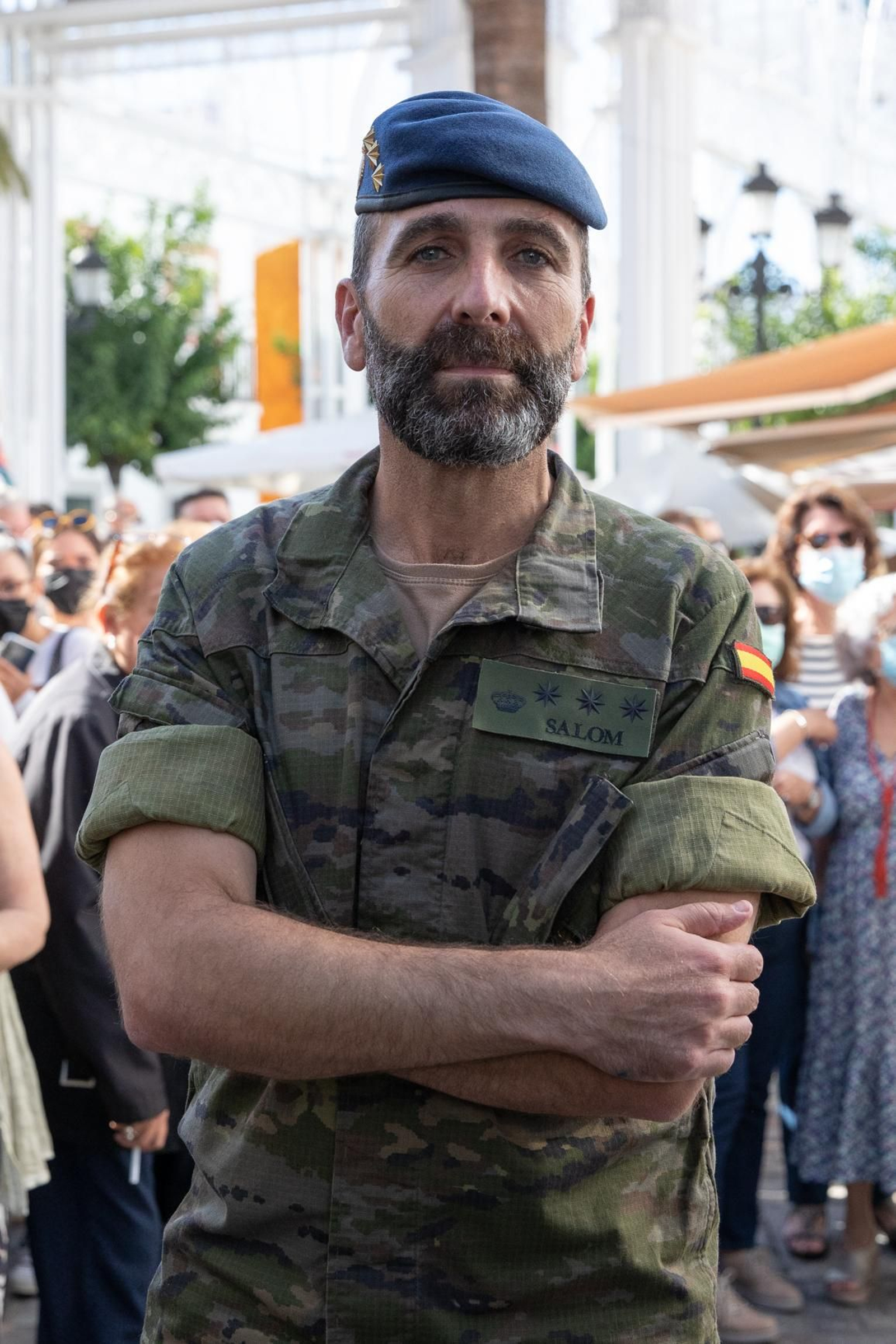 Juan Manuel Salom, coronel jefe de la Guardia Real.