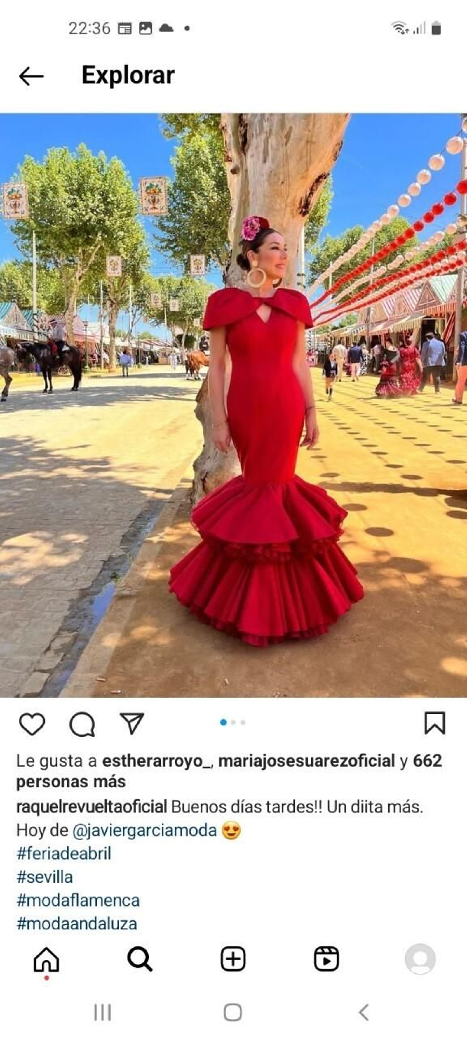 La modelo y empresaria Raquel Revuelta con un modelo de Javier García