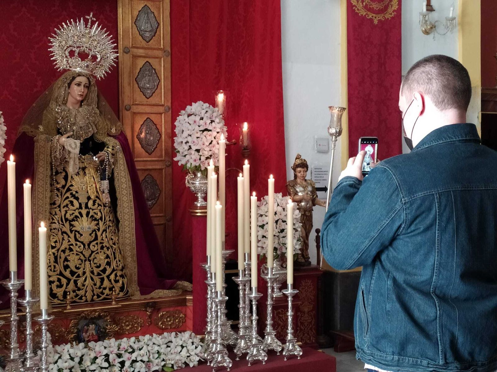 María Santísima de la Salud, en la Pastora.