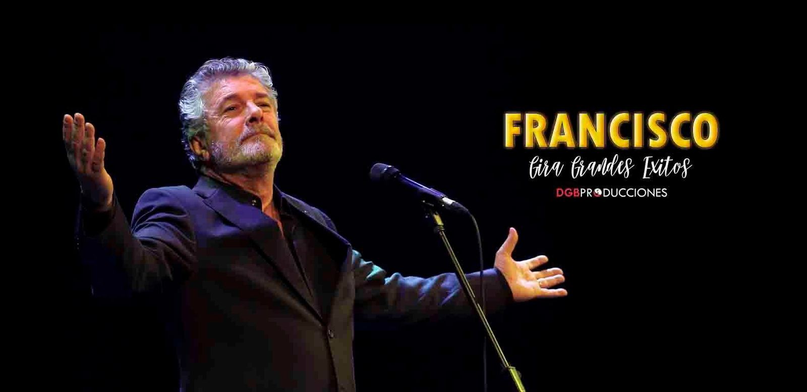 Francisco actuará en el auditorio de Vera a finales de marzo.