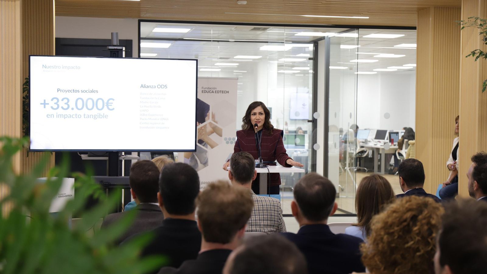 Viridiana López, directora de la Fundación.