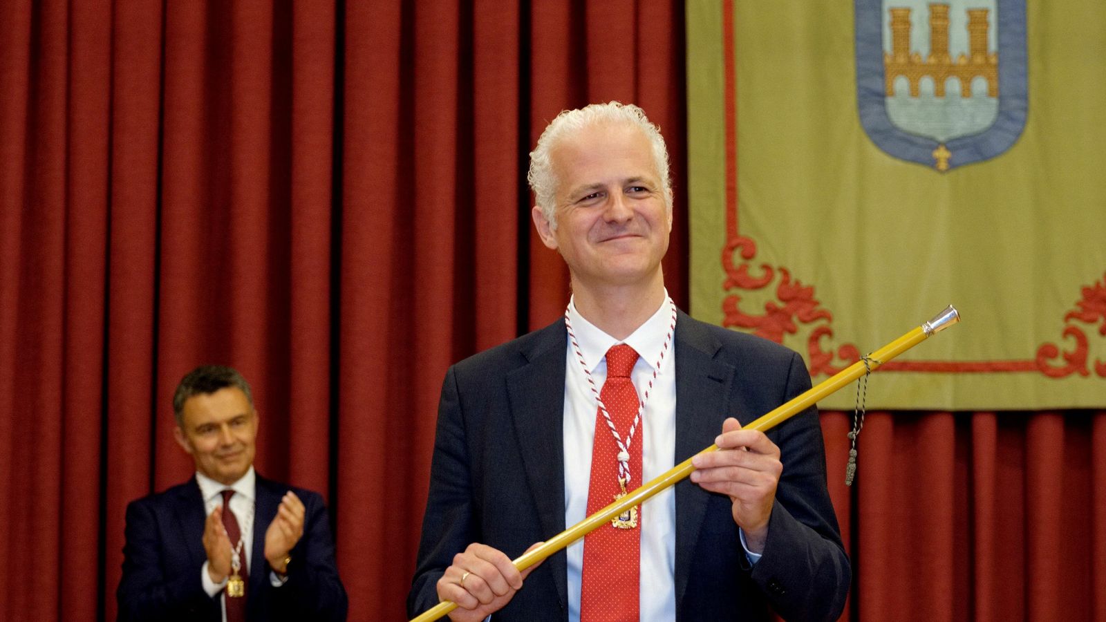 Pablo Hermoso de Mendoza, alcalde de Logroño.