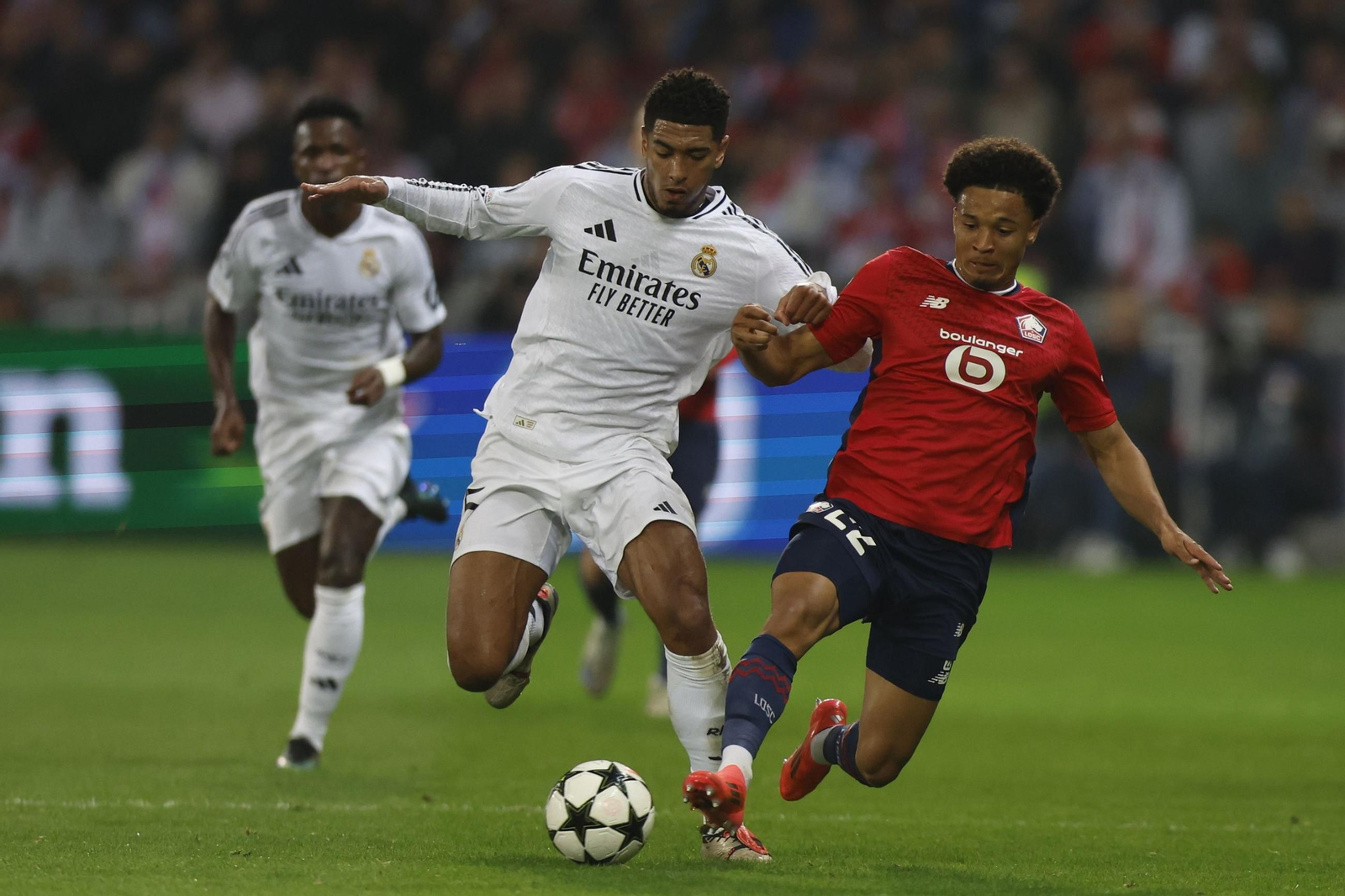 El Lille-Real Madrid, en fotos