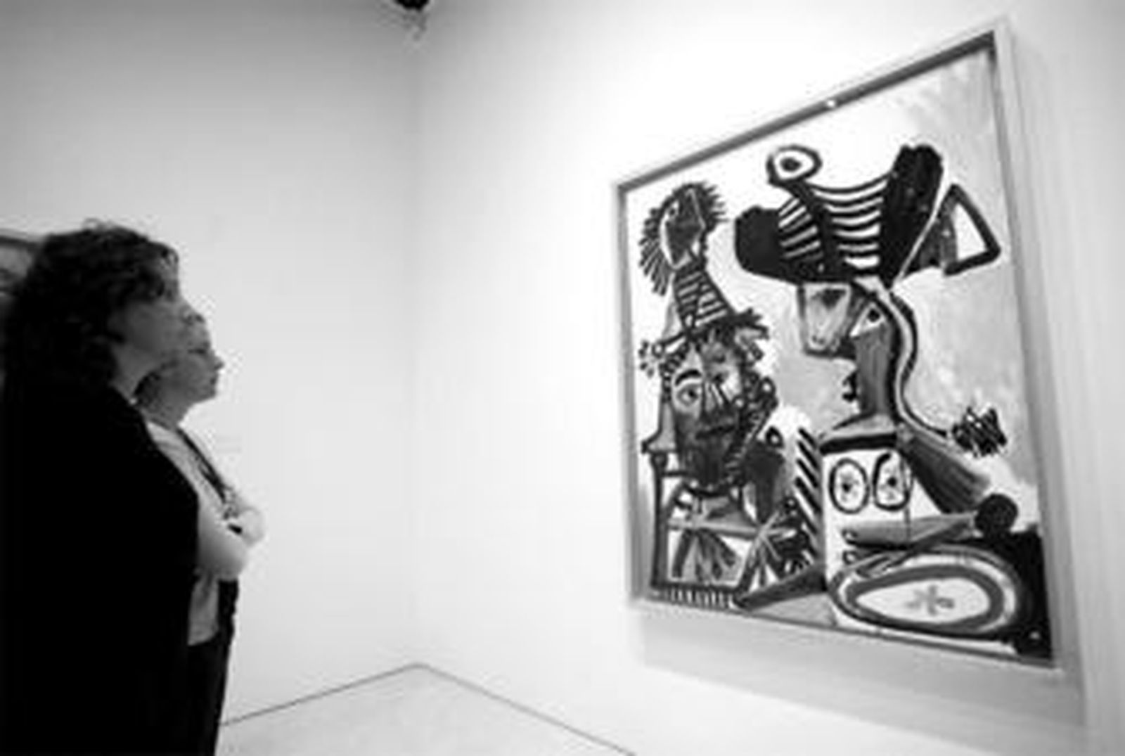 'Hombre, mujer y niño', obra expuesta dentro de la colección permanente del Museo Picasso Málaga.