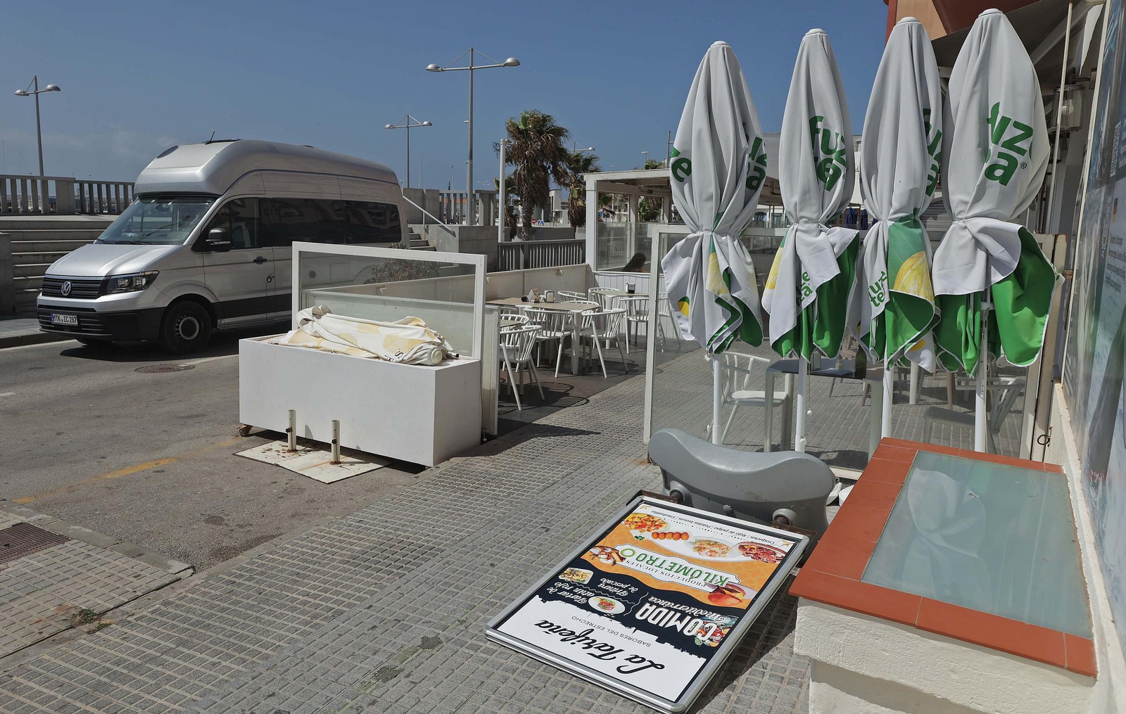 Fotos del temporal de levante en Tarifa