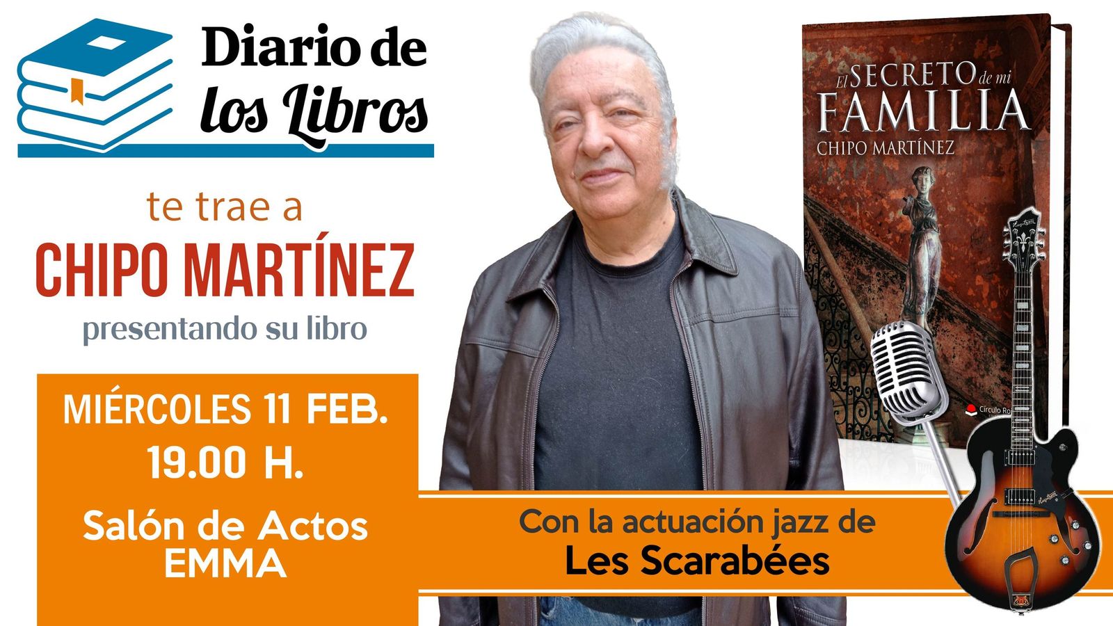 Chipo Martínez presenta "El secreto de mi familia" en Diario de los libros este miércoles.