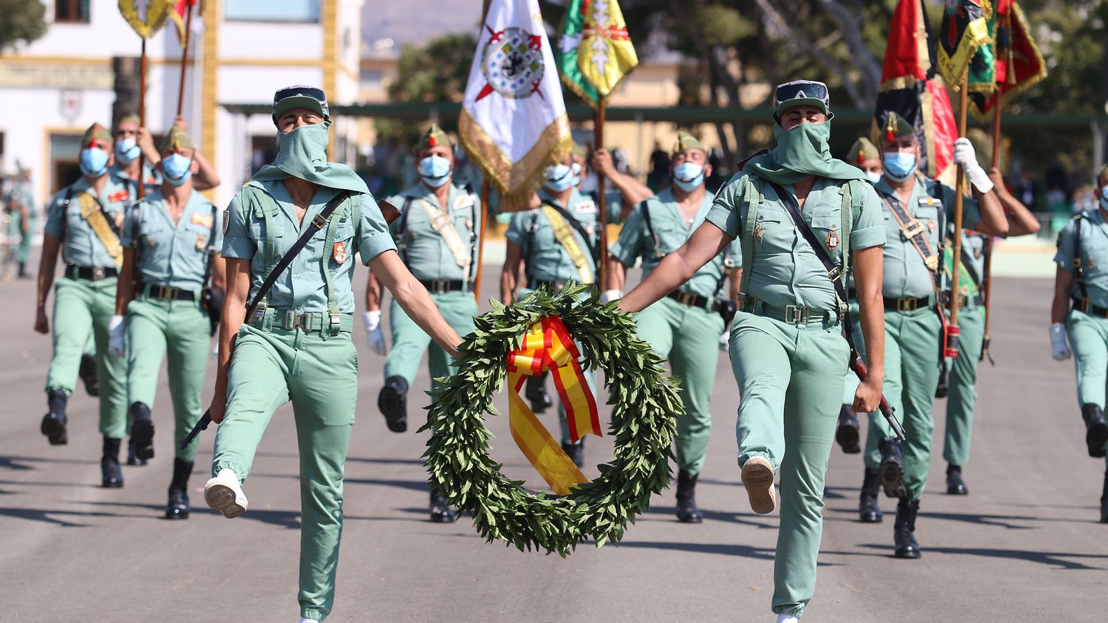 El Jefe del Estado Mayor del Ejército preside el acto conmemorativo del CI aniversario de La Legión