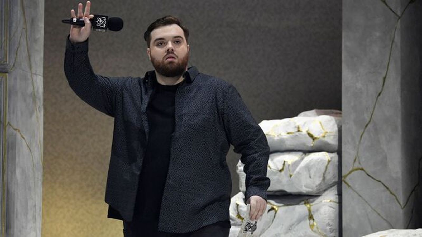 Ibai Llanos, en un acto público.