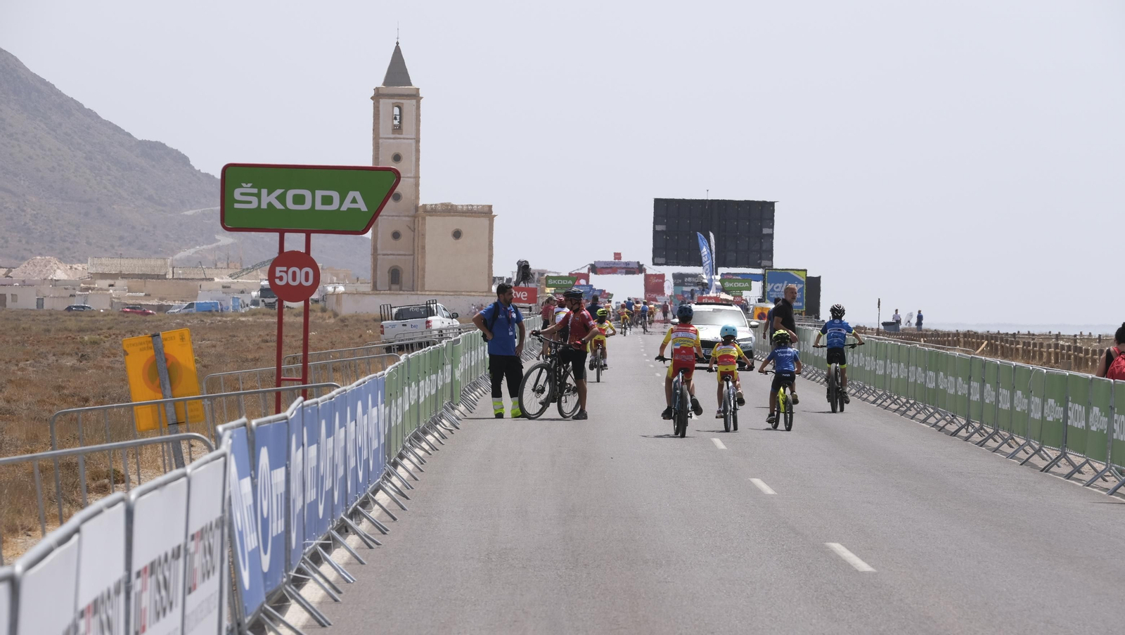 Imágenes de la etapa de la Vuelta a España con llegada en Cabo de Gata, Almería