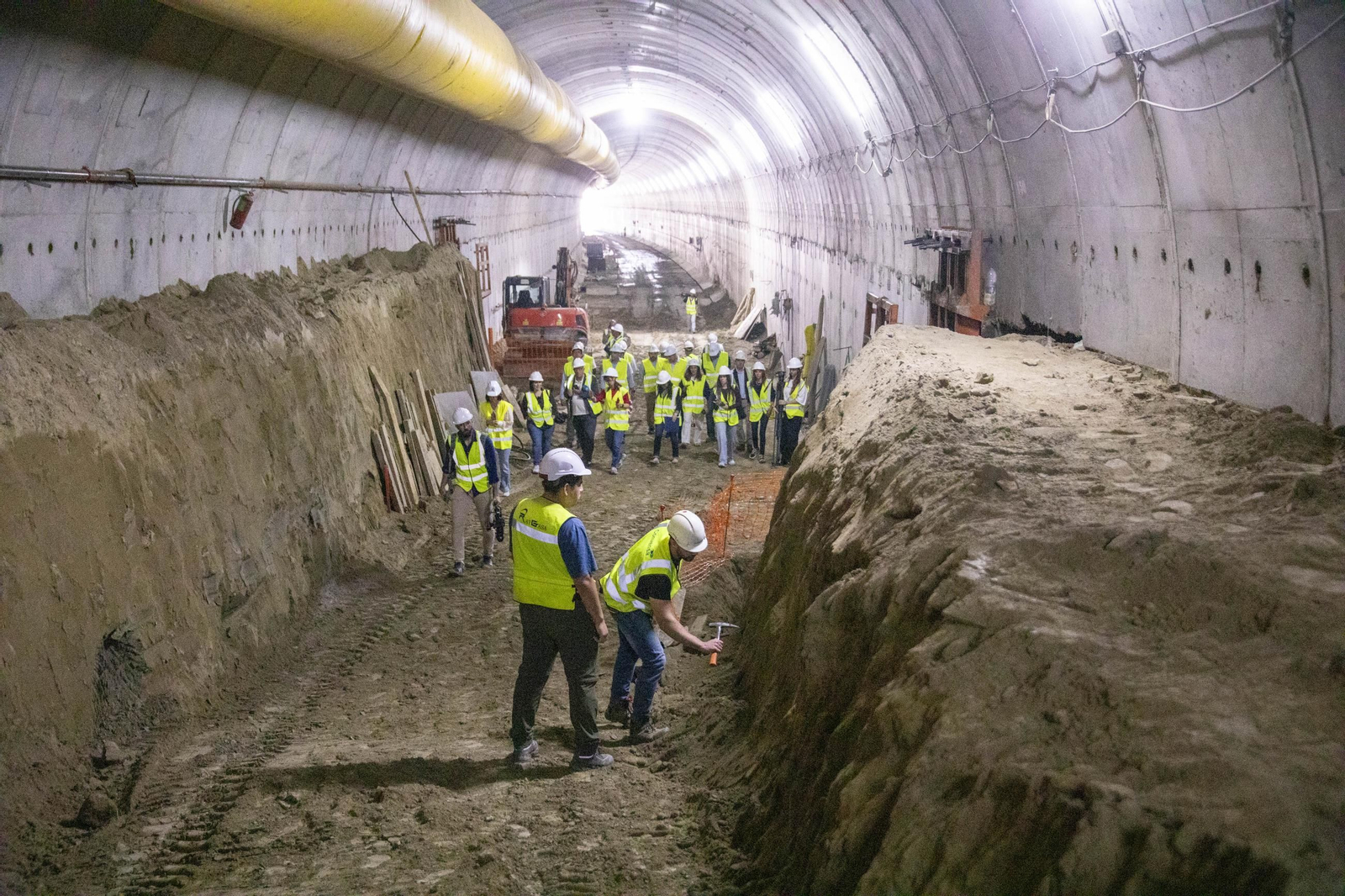 Así avanzan las obras del túnel de Viator del Ave