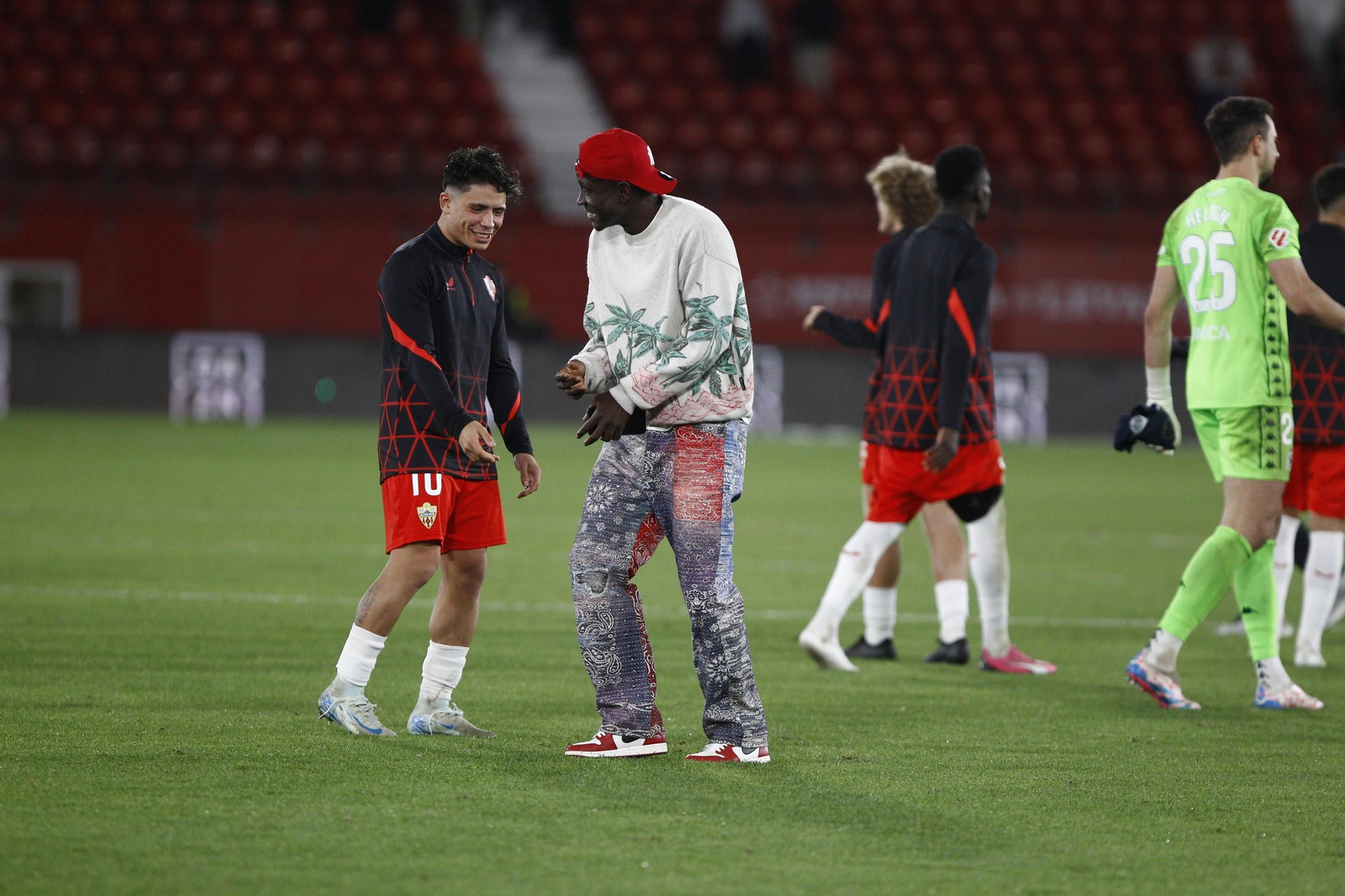 El partido U.D. Almería-Deportivo de La Coruña, en imágenes
