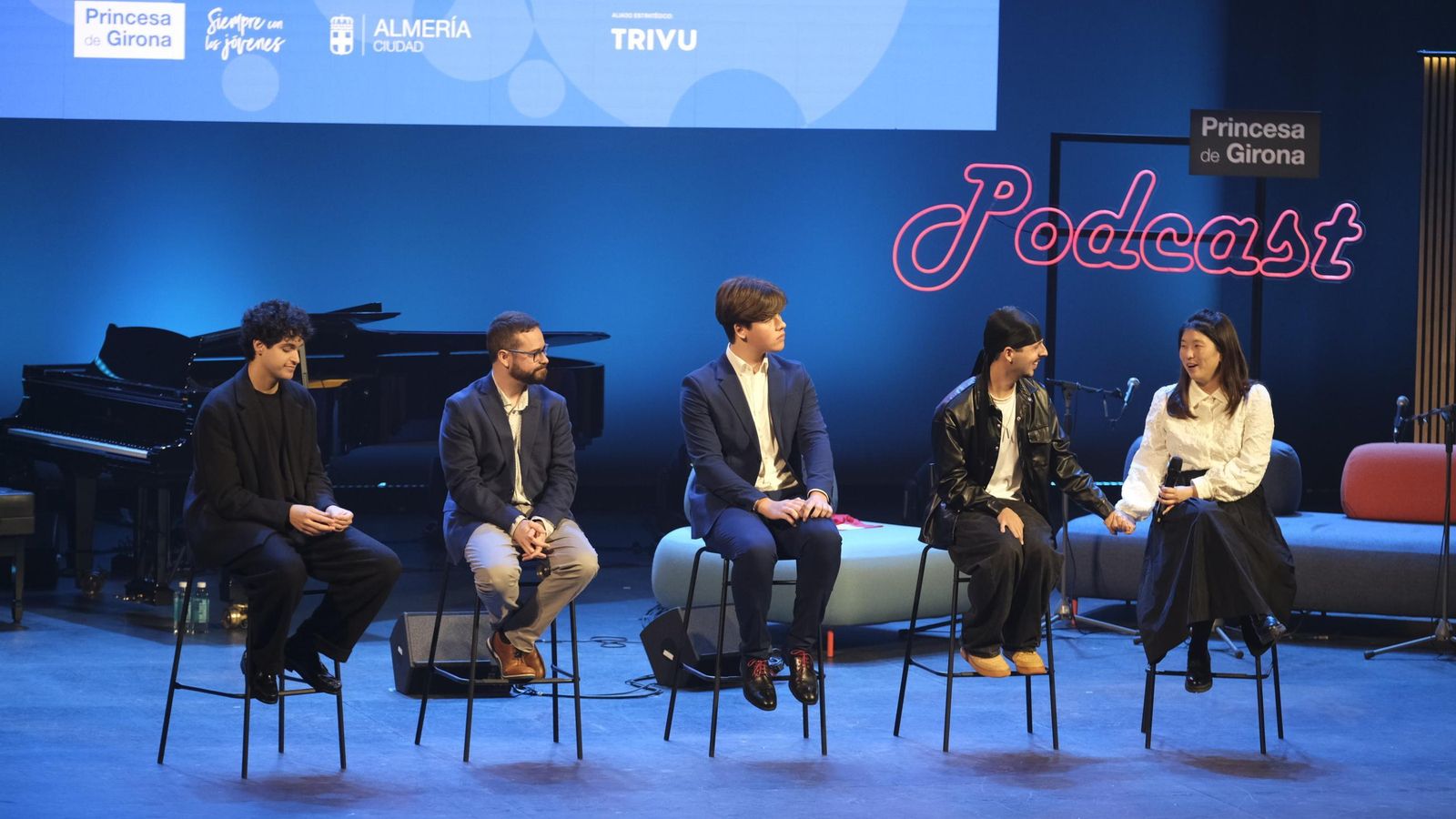 Los cinco finalistas al premio de Arte de la Fundación Princesa de Girona.