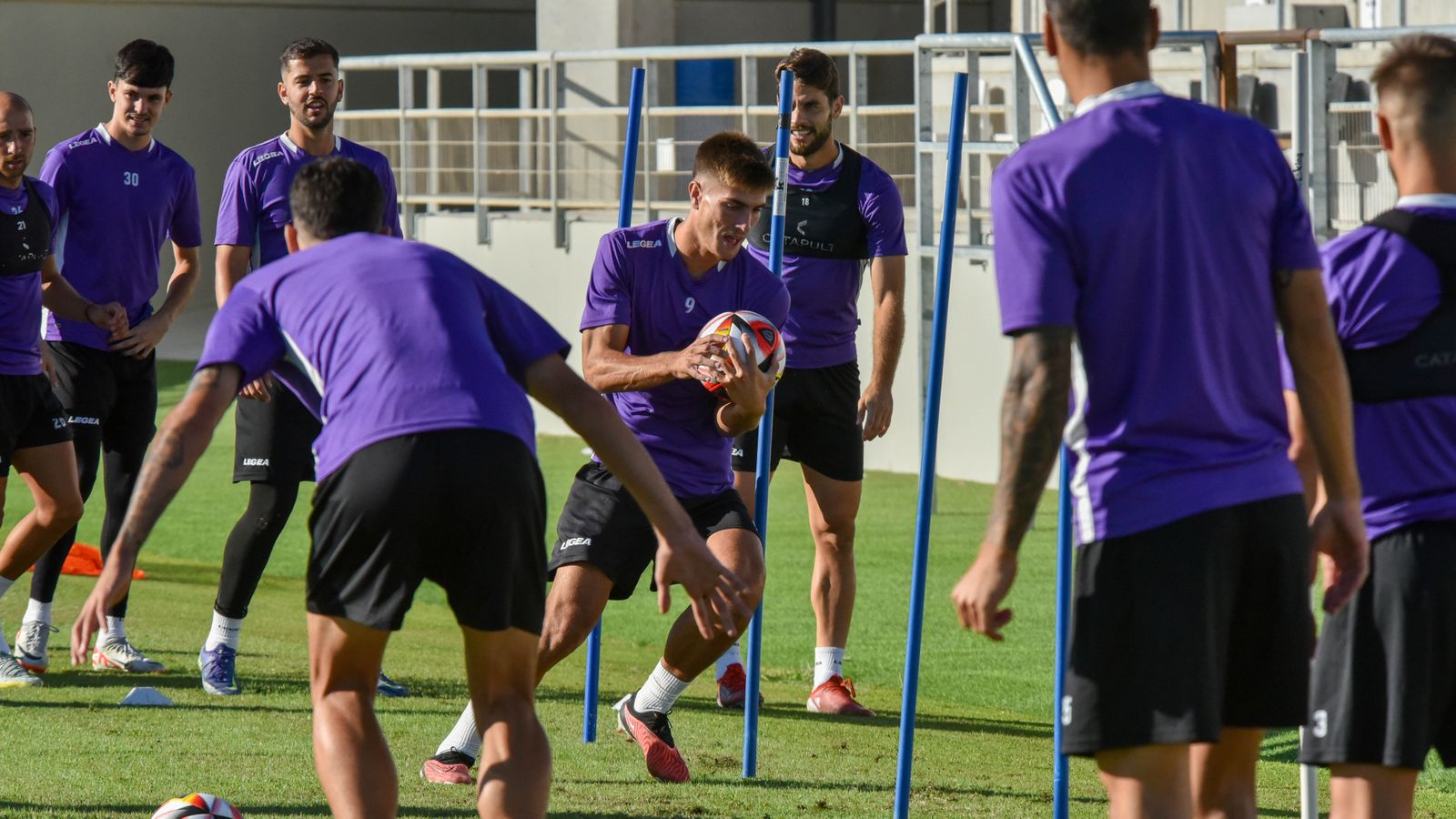 Las fotos del entrenamiento de la Balona previo al partido con el Águilas FC