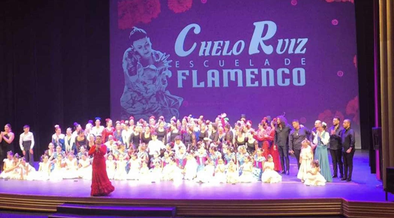 Gala de la Escuela de Flamenco Chelo Ruiz celebrada en el Maestro Padilla.