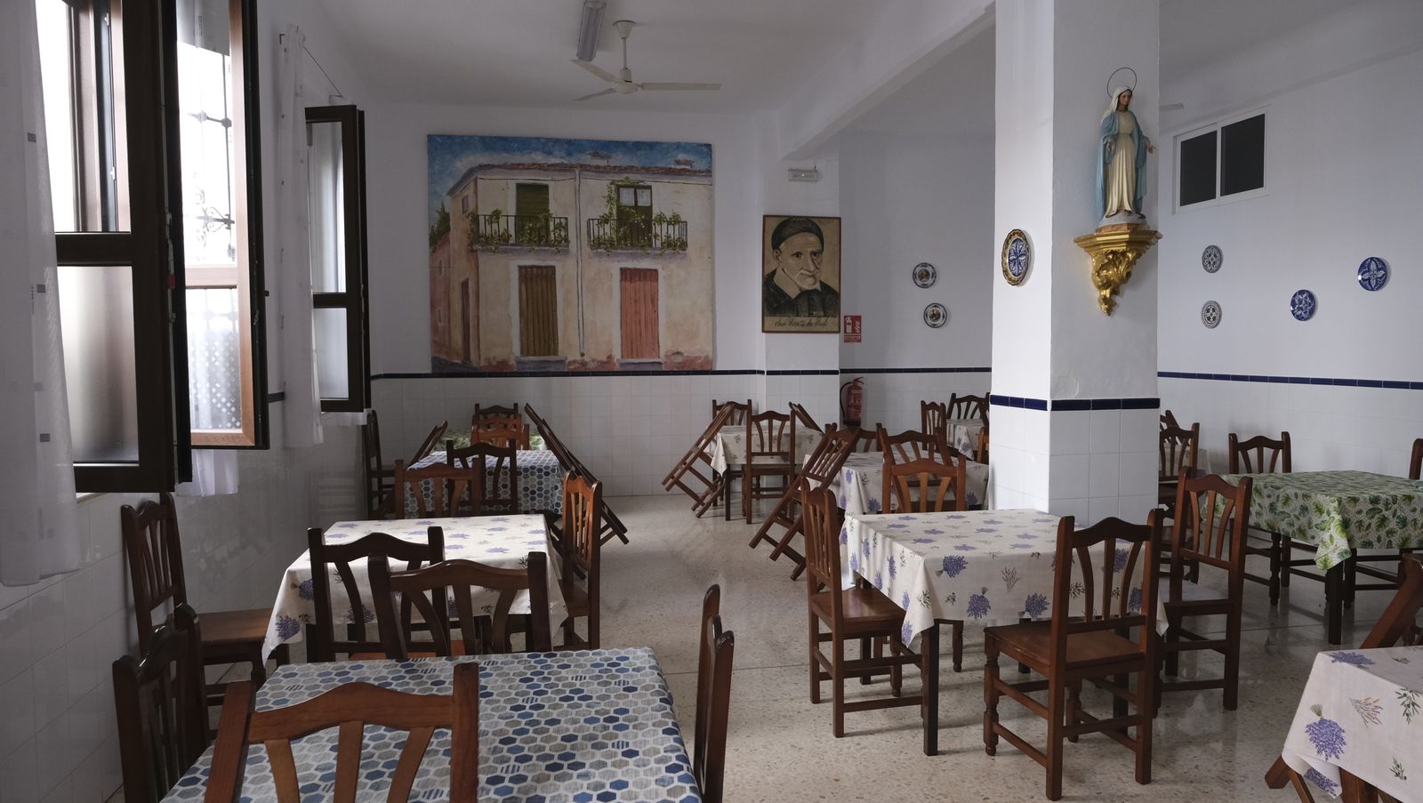 Imágenes del comedor social de La Milagrosa