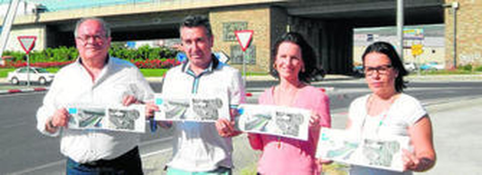 La candidatura encabezada por Antonio Ayllón presentó ayer sus propuestas de movilidad.