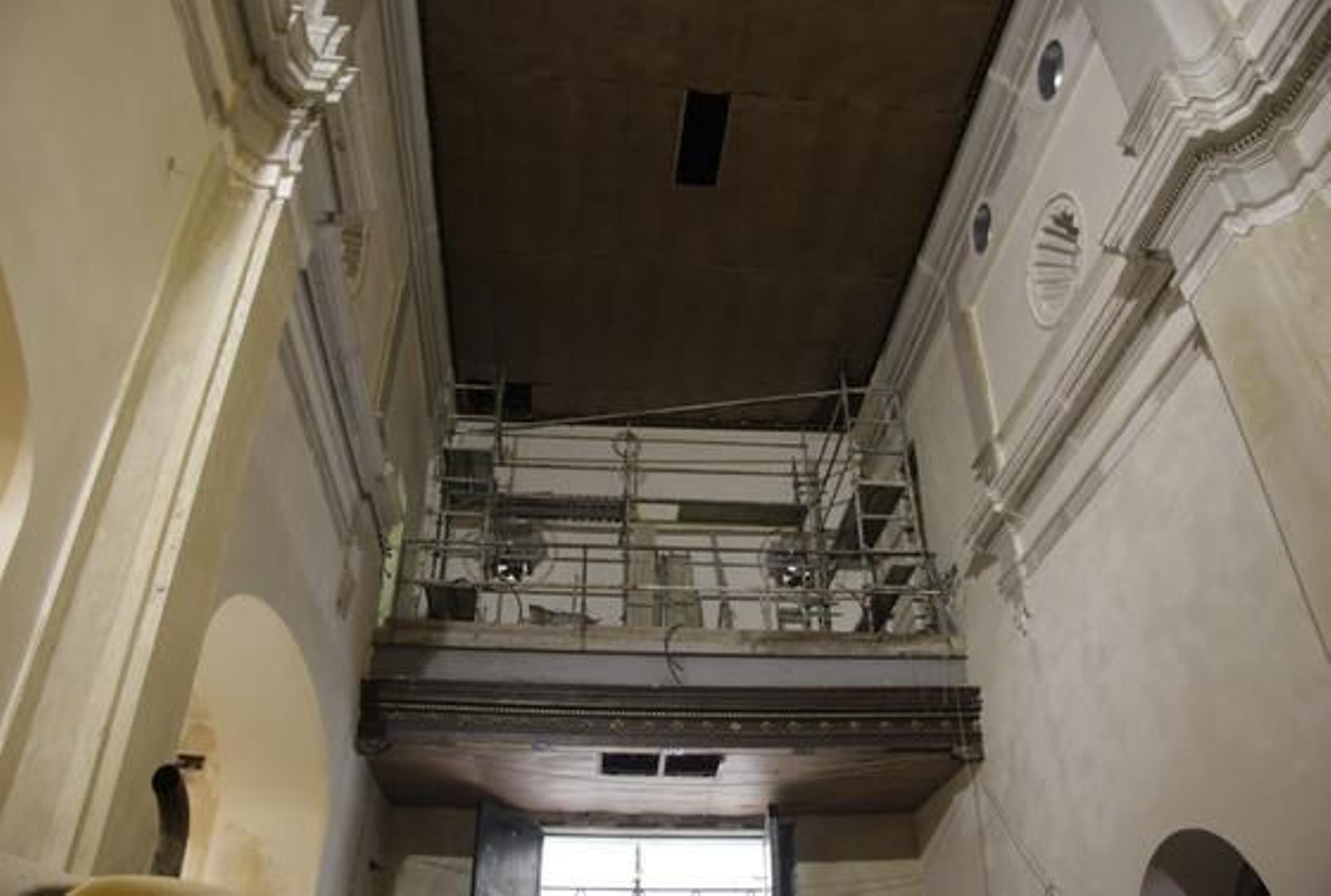 Las actuaciones llevadas a cabo en el edificio triplicarán el espacio de la Capilla.  Foto: Victoria Hidalgo