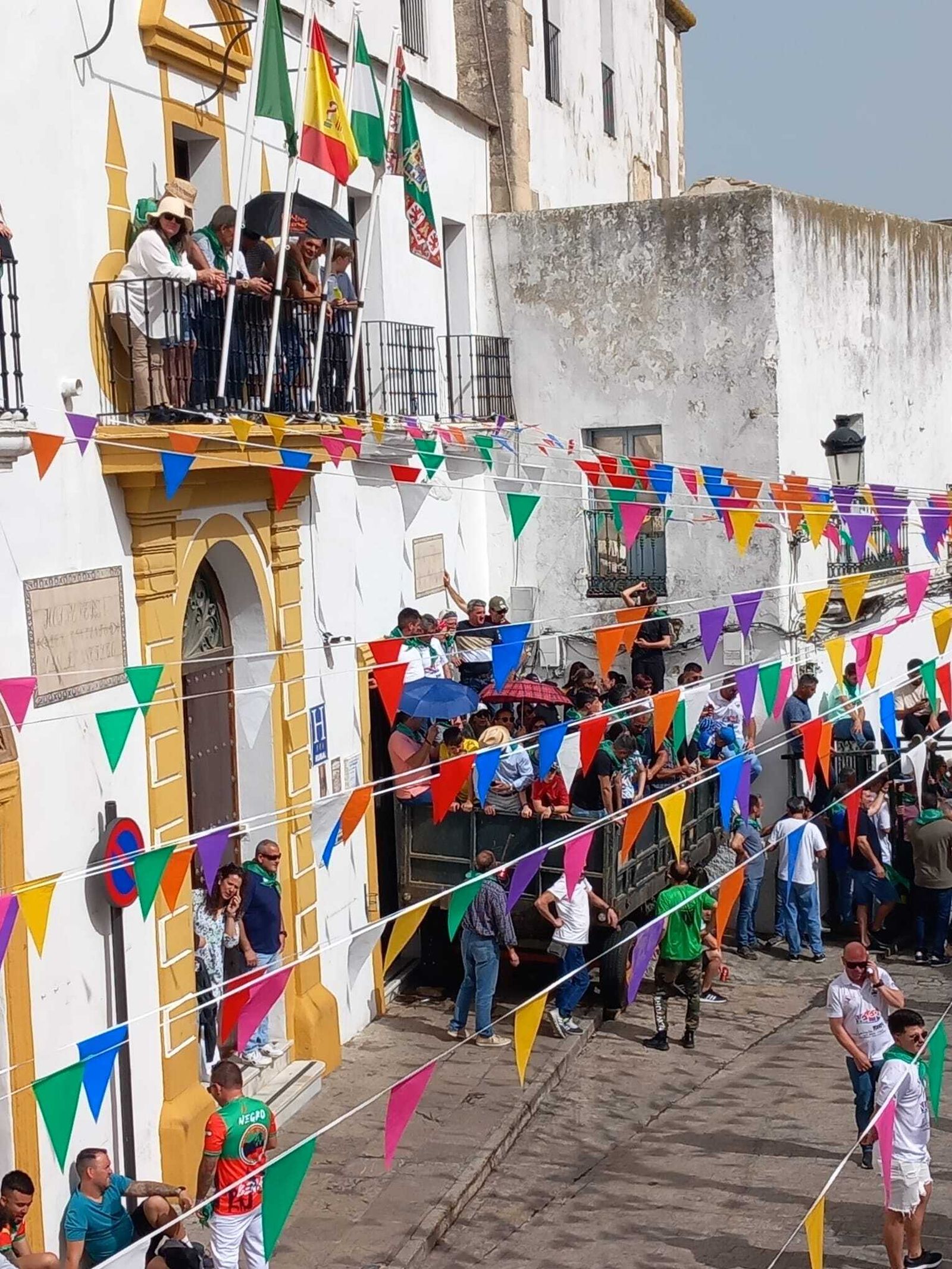 Imágenes de la fiesta del Toro Embolao en Vejer