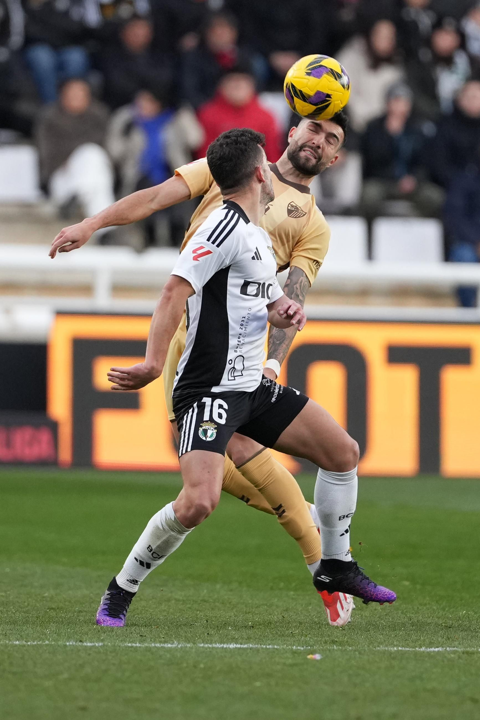 El Burgos-Málaga CF, en fotos