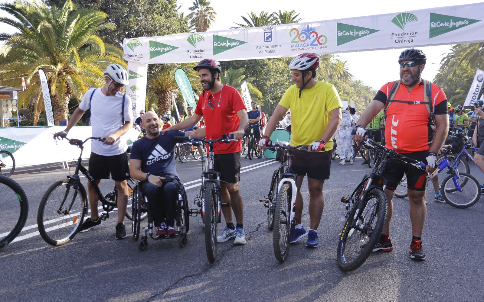 Fotos del Día de la Bicicleta en Málaga